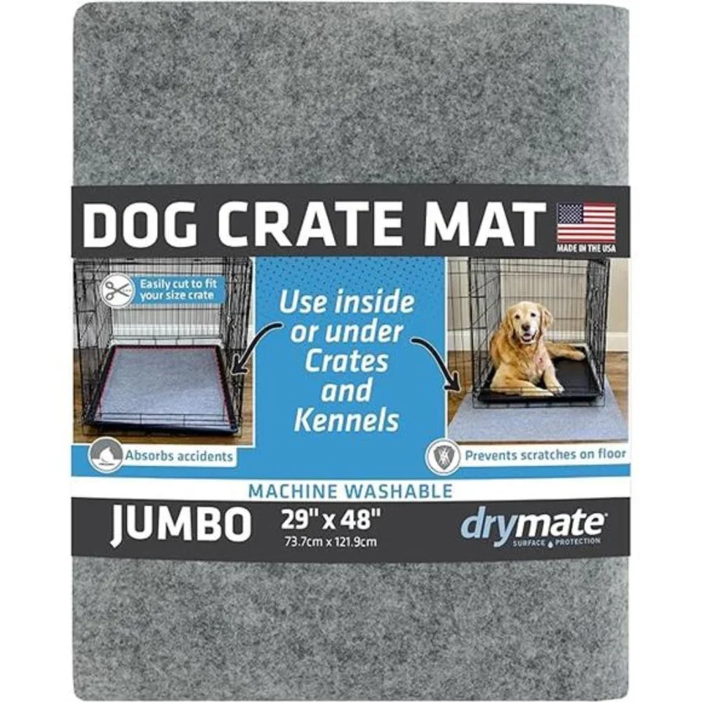 Dog Crate Mat Liner, Absorbs Urine, Waterproof, Non-Slip, Washable Puppy Pee Pad